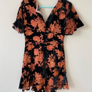 LuLus velvet dress